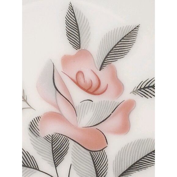 Noritake Rosales 9" Lrg Bowl Pink Rose Silver Edge 5790 Hand Painted Replacement - Picture 4 of 16